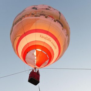 Predstavljanje balona na vrući zrak oslikanog djelom Ivana Rabuzina