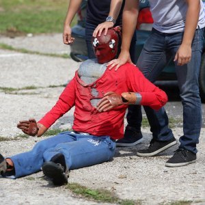 Crash testovi udara u pješaka i drugo vozilo u sklopu kampusa na Borongaju