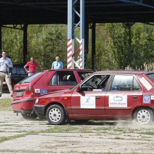 Crash test vozila u kampusu Borongaj