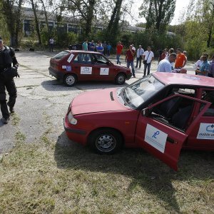 Crash test vozila u kampusu Borongaj