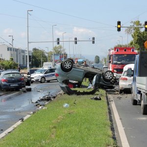 Frontalni sudar na Aleji Bologne