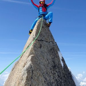 Alexander Schwaiger na najvišem vrhu Alpa