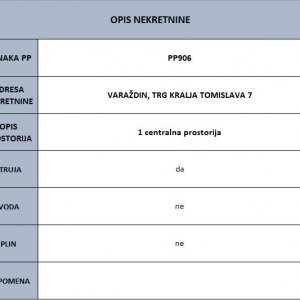 VARAŽDIN - Trg kralja Tomislava 7