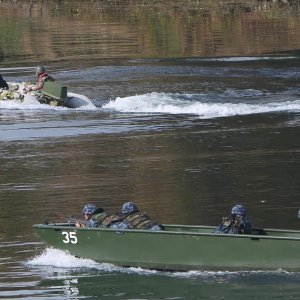 Vježba pripreme i svladavanja vodene zapreke kroz izlazak na vodenu zapreku