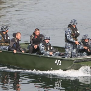 Vježba pripreme i svladavanja vodene zapreke kroz izlazak na vodenu zapreku