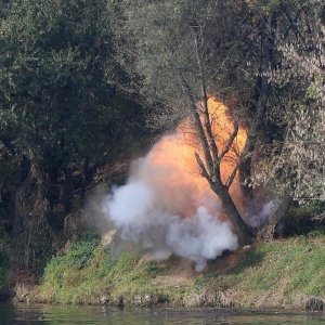 Vježba pripreme i svladavanja vodene zapreke kroz izlazak na vodenu zapreku