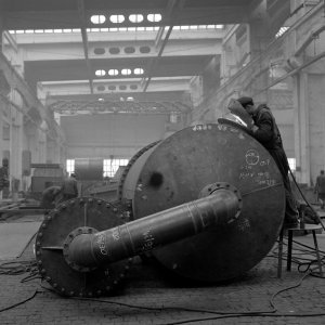 Fabrika teških alatnih mašina „Ivo Lola Ribar” Železnik, Srbija, oko 1950.