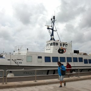 Šibenik: Katamaran i trajekt zbog jakog juga nisu mogli isploviti