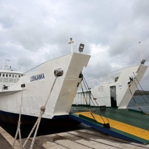Šibenik: Katamaran i trajekt zbog jakog juga nisu mogli isploviti