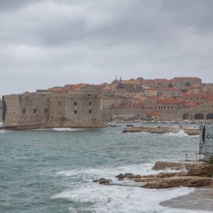 Olujno jugo u Dubrovniku