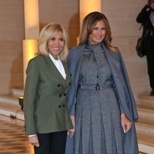 Brigitte Macron i Melania Trump