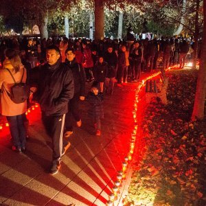 Metkovci su se paljenjem svijeća u gradskom parku prisjetili stradanja Vukovara i Škabrnje
