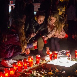 Metkovci su se paljenjem svijeća u gradskom parku prisjetili stradanja Vukovara i Škabrnje