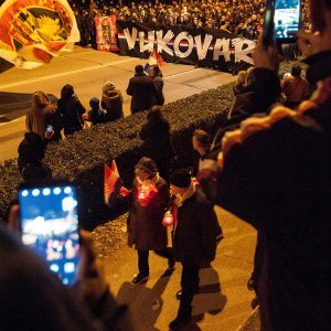 Split - Mimohod u čast žrtvama Vukovara i Škabrnje