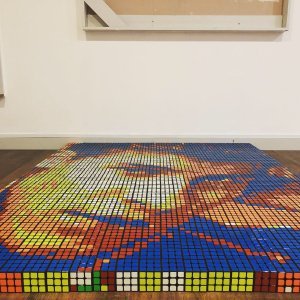 Portreti od Rubikovih kocki