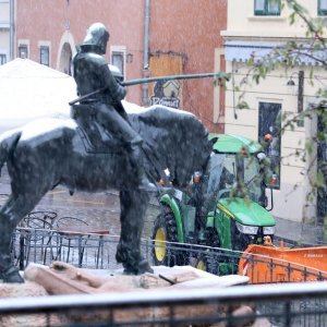 Snijeg zabijelio Zagreb