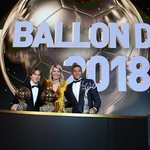 Luka Modrić, Ada Hegerberg i Kylian Mbappé