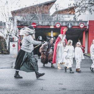 Krampusi i sv. Nikola