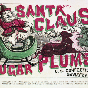 Prva poznata reklama s Djedom Božićnjakom (1868. godina)