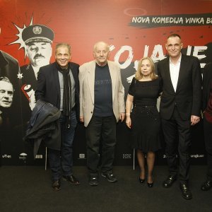 Slaven Knezović, Vinko Brešan sa suprugom, Goran Grgić