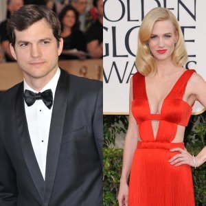 Ashton Kutcher i January Jones