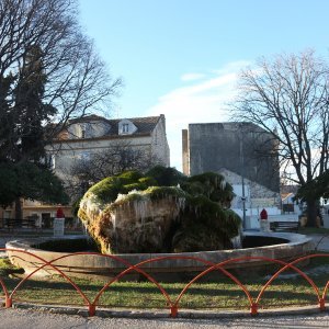 Zaleđena fontana u Šibeniku