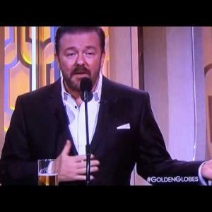 Ricky Gervais i Mel Gibson - 2016. godine