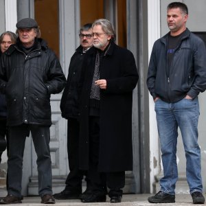 Ispraćaj Ive Gregurevića na zagrebačkom Mirogoju