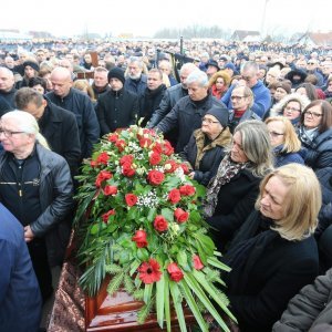 Posljednji ispraćaj Ive Gregurevića uz obitelj, prijatelje i mještane