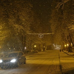 Snijeg zabijelio Sinj i Dalmatinsku zagoru