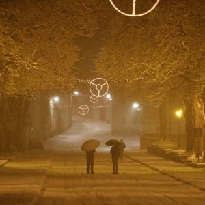 Snijeg zabijelio Sinj i Dalmatinsku zagoru