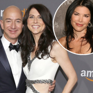 Jeff Bezos, MacKenzie Bezos i Lauren Sanchez