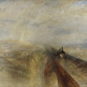 J. M. W. Turner, 'Kiša, para i brzina – Željeznička pruga Great Western', 1844.