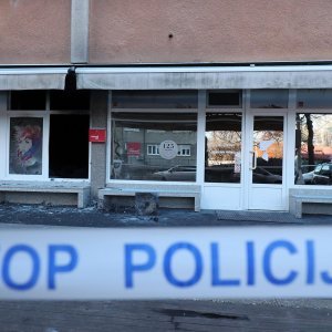 Zagreb: Noćas odjeknula eksplozija i buknuo požar u kafiću na Knežiji