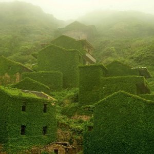 Napušteno selo na otoku Gouqi
