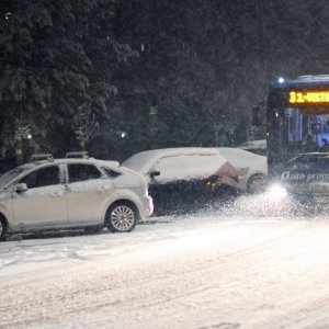 Snijeg u Zagrebu i Sisku
