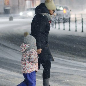 Snijeg u Zagrebu i Sisku