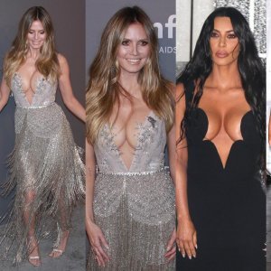 Dvoboj dekoltea: Heidi Klum i Kim Kardashian