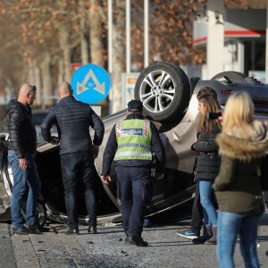 Prometna nesreća u Zagrebu