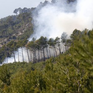 Požar kod svetišta Vepric u Makarskoj