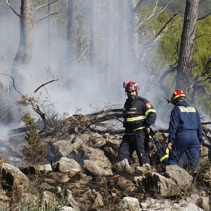 Požar kod svetišta Vepric u Makarskoj