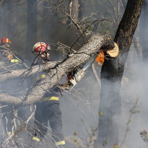 Požar kod svetišta Vepric u Makarskoj