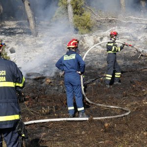 Požar kod svetišta Vepric u Makarskoj