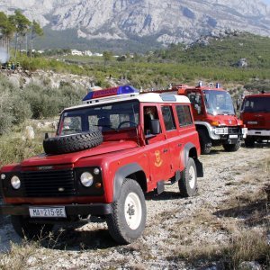 Požar kod svetišta Vepric u Makarskoj