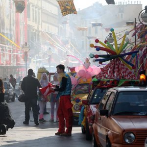 Maškarani auto-rally Pariz - Bakar na Korzu