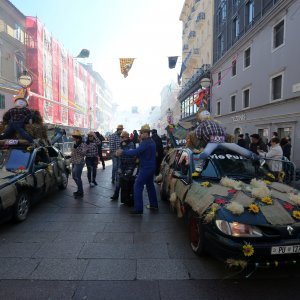 Maškarani auto-rally Pariz - Bakar na Korzu