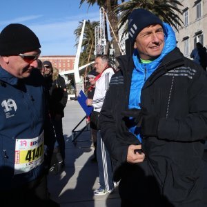 Borut Pahor i Andro Krstulovć Opara sudjelovali na Splitskom polumaratonu