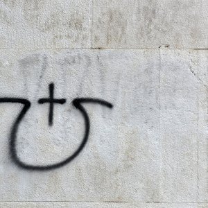 Fašistički grafiti u Šibeniku
