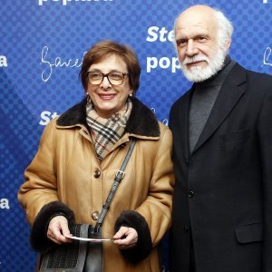 Dimitrije Popović sa suprugom