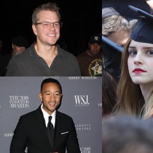 Matt Damon, John Legend, Emma Watson